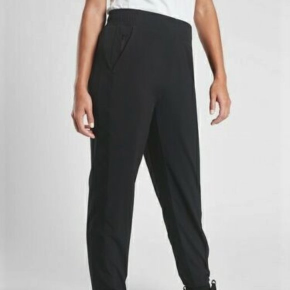Athleta Brooklyn Lined Joggers size 2 Black - Picture 3 of 7